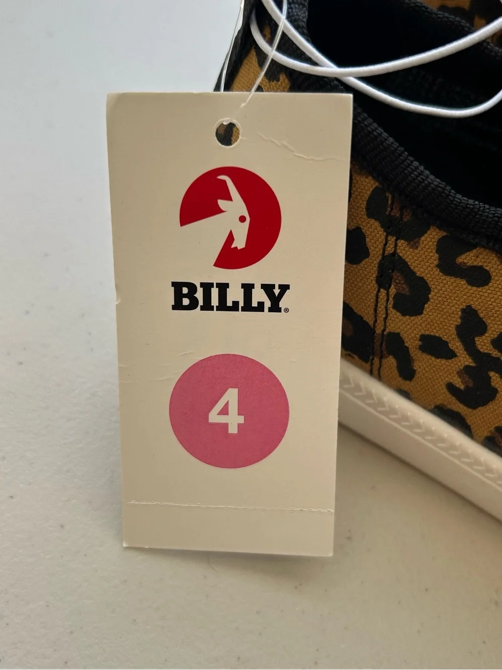Billy Footwear Kids Shoes Size 4 Black Cheetah Harbor Essential Low Top New
